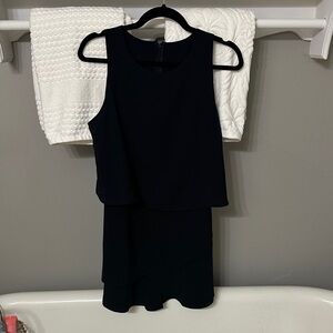 Elegant Black Sleeveless Romper